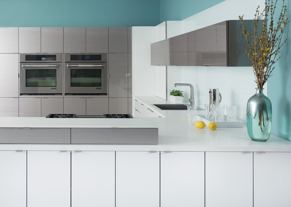 Contemporary Cabinet Doors Kitchen Contemporary with Acrylic Acrylic Cabinetry Acrylic