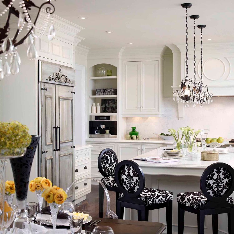 Contemporary Counter Stools Kitchen Traditional with Black Black and White