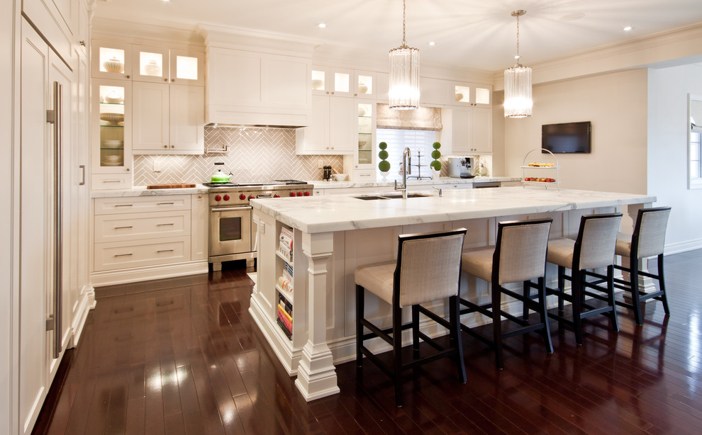 Contemporary Counter Stools Kitchen Transitional with Built in Bookshelf Contemporary