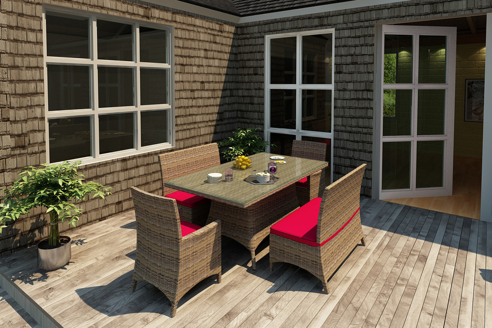 Contemporary Dining Sets Patio Contemporary with 5 Piece Cypress Dining1