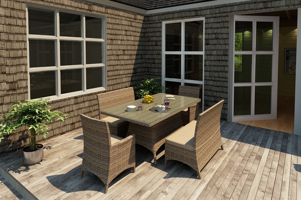 Contemporary Dining Sets Patio Contemporary with 5 Piece Cypress Dining3
