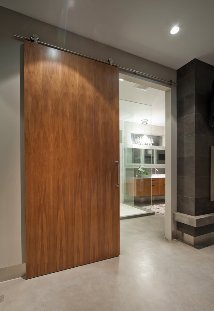 Contemporary Door Mats Bathroom Contemporary with Barn Door Barn Door