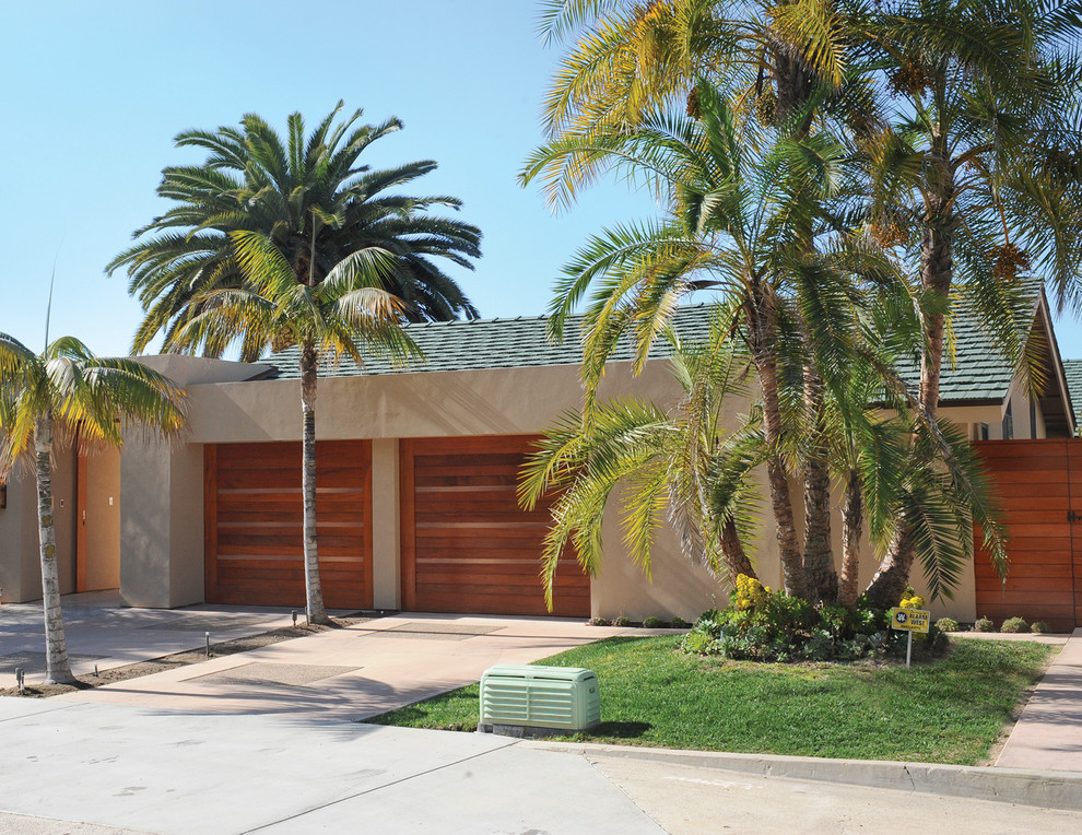 Contemporary Garage Doors Exterior Contemporary with African Mahogany Garage Doors