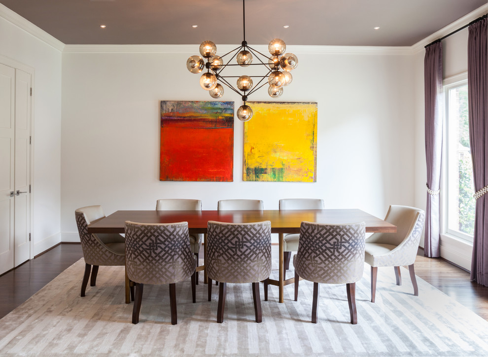Contemporary Light Fixtures Dining Room Contemporary with Color Block Art Contemporary