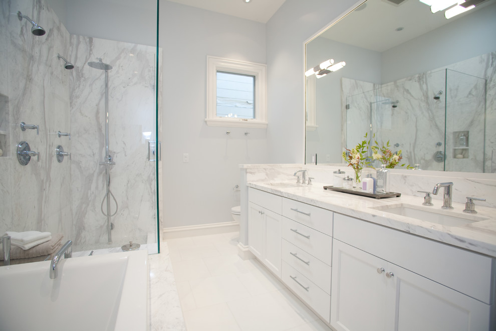 Contemporary Makeup Vanity Bathroom Traditional with Bathroom Brown Felicetta Designs