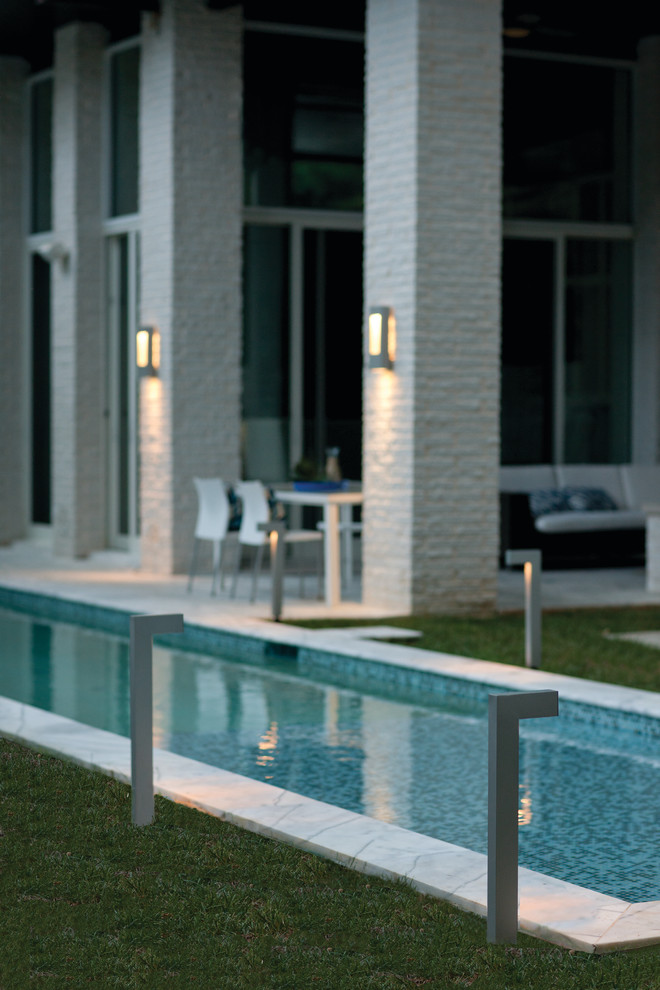 Contemporary Outdoor Lighting Pool Contemporary with Contemporary Outdoor Lighting Led