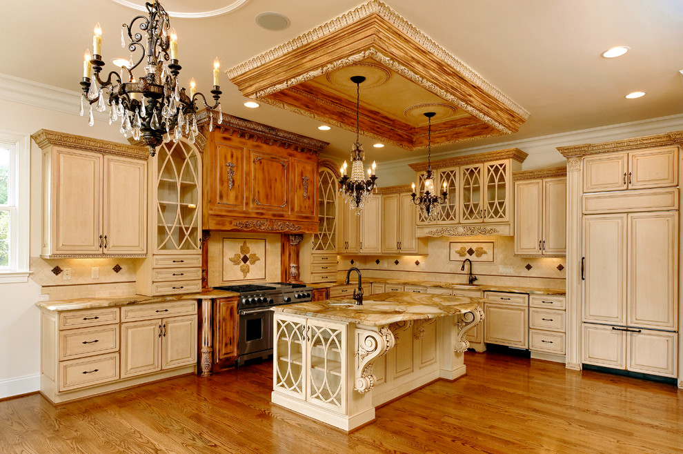 Contemporary Wall Clocks Kitchen Traditional with Backsplash Bertch Bob Narod