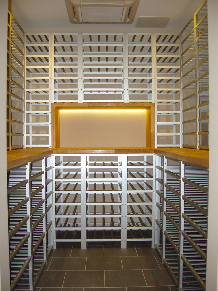 Contemporary Wine Racks Wine Cellar Contemporary with Basement Wine Cellar Bespoke