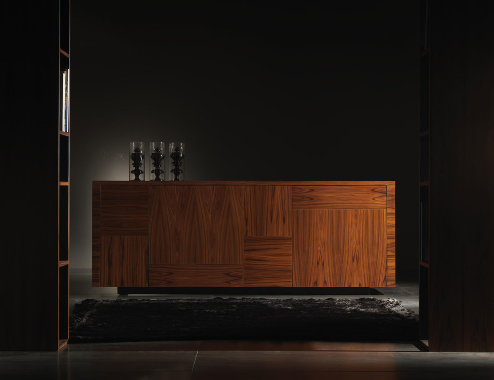 Contemporary Wood Furniture Spaces with Natural Pattern Nella Vetrina