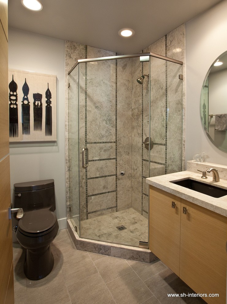 Converting Bathtub to Shower Bathroom Modern with Bath Fixtures Contemporary Kohler