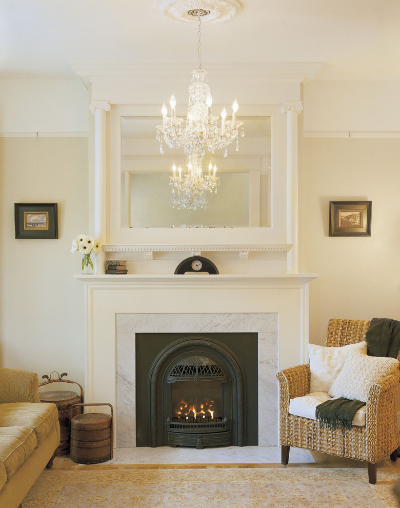 Converting Wood Burning Fireplace to Gas Living Room Traditional with Chandelier Fireplace Mirror Mirror
