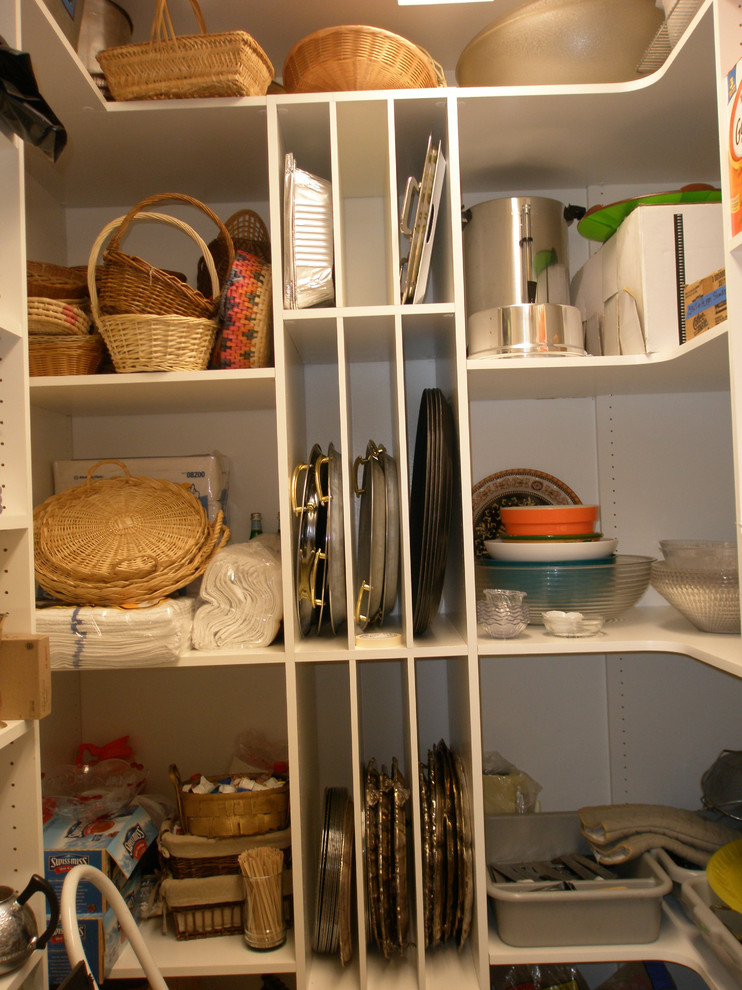 Cookie Sheet Storage Kitchen Contemporary with Custom Shelving Kitchen Organized