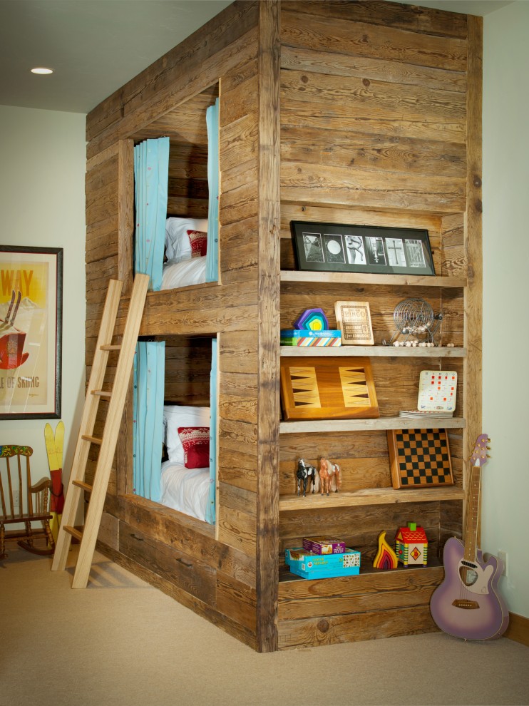 Cool Bunk Beds Kids Rustic with Bed Built in Bed Built In