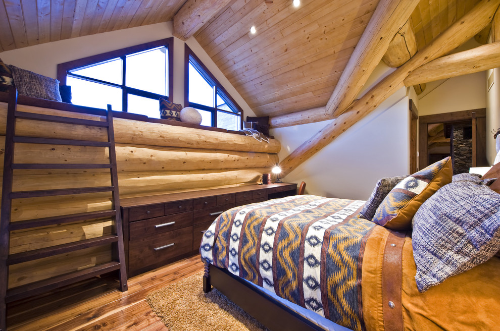 Cool Loft Beds Bedroom Rustic with Clerestory Earth Tone Colors
