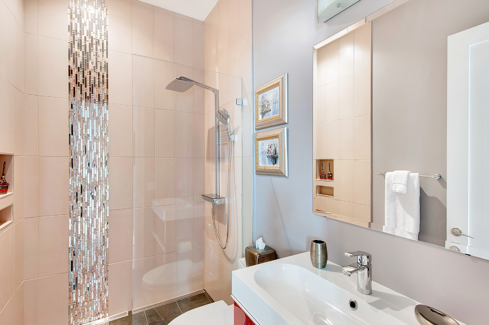 Cool Shower Heads Bathroom Contemporary with Bathroom Vanity Beach House