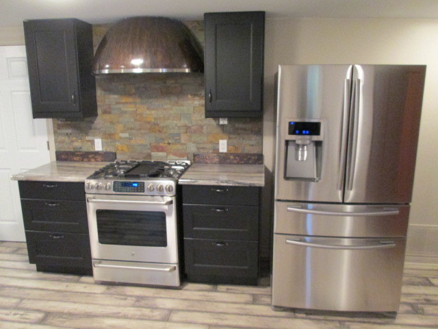 Copper Back Splash Kitchen Rustic with Copper Back Splash Trim
