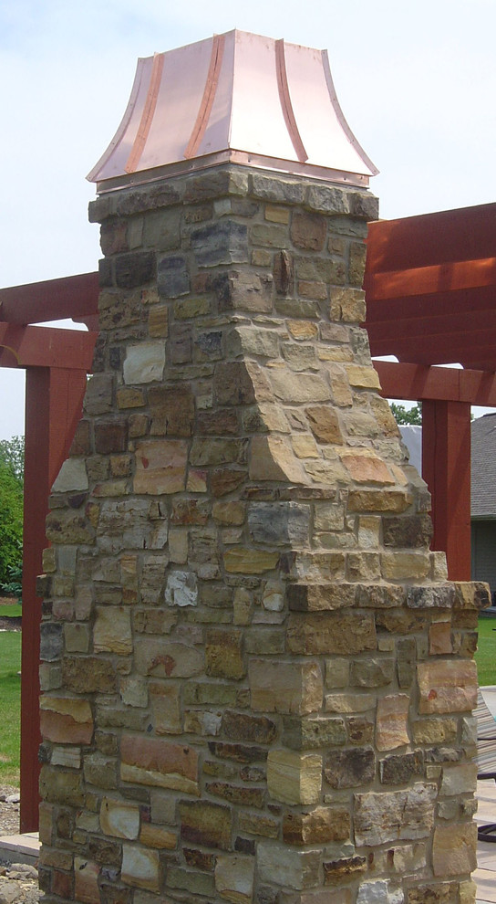 Copper Chimney Caps Spaces Traditional with Chimney Hood Copp Copper