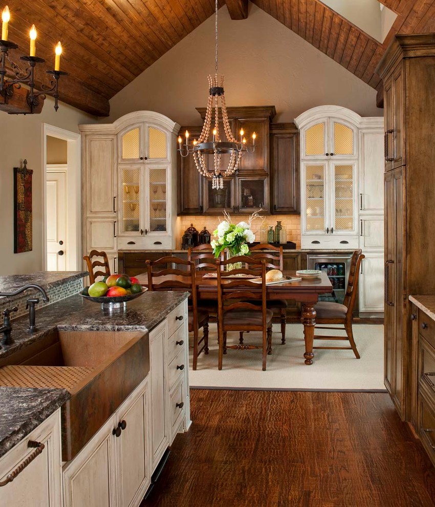 Copper Farmhouse Sink Dining Room Traditional with 29205 Apron Sink Arched