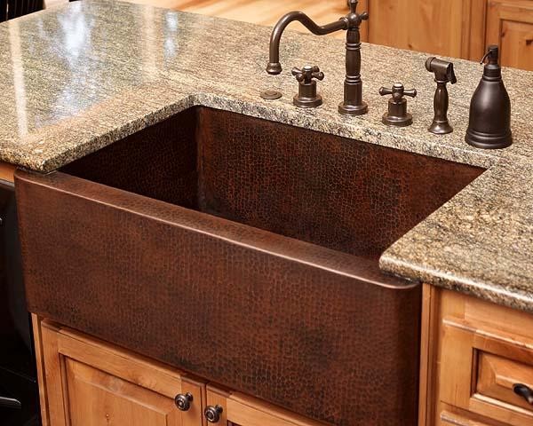 Copper Farmhouse Sink Kitchen Traditional with Copper Sink Double Sink