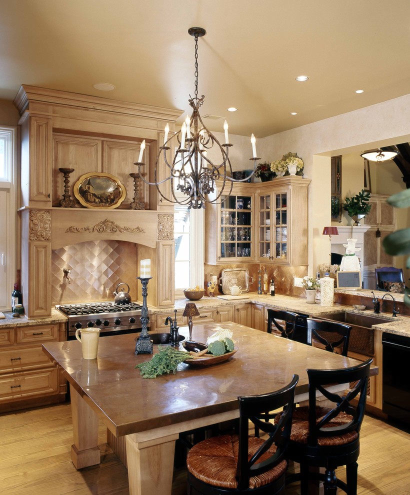 Copper Kitchen Countertops Kitchen Traditional with Eat in Kitchen English Country