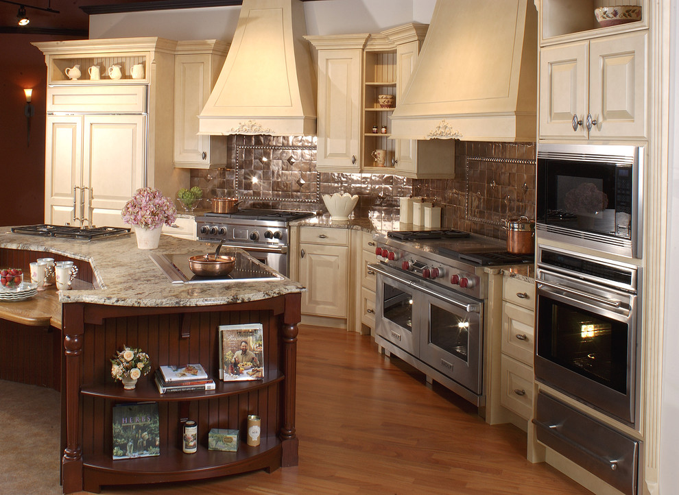 Copper Tile Backsplash Kitchen Traditional with Boston Clarke Kitchen Clarke