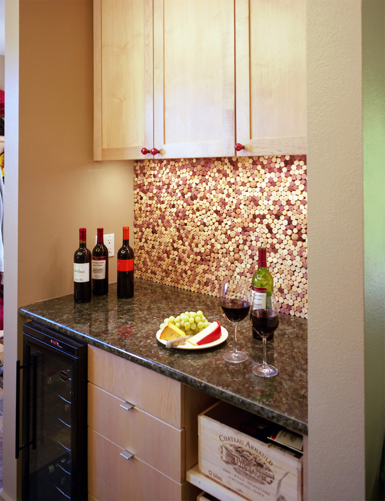 Cork Flooring Reviews Kitchen Eclectic with Cork Backsplash Granite Countertops