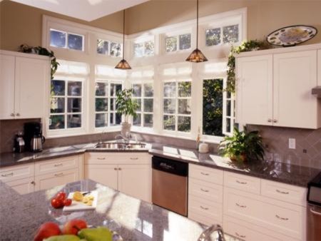 Corner Kitchen Sink Kitchen Traditional with None 