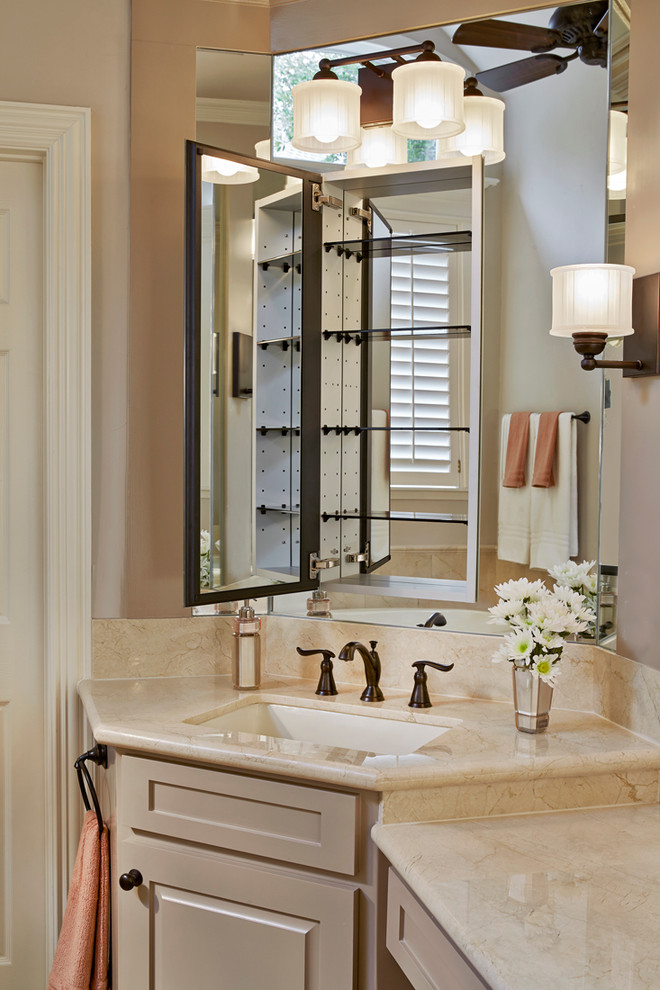 Corner Medicine Cabinet Bathroom Traditional with Bathroom Designer Colleyville Bathroom