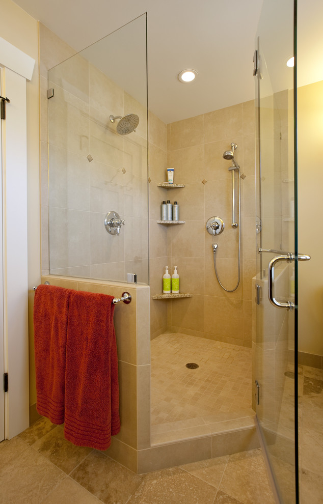 Corner Shelves for Shower Bathroom Craftsman with Glass Shower Enclosure Neutral