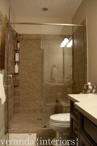 Corner Shelves for Shower Bathroom Traditional with Antique Brass Frameless Glass