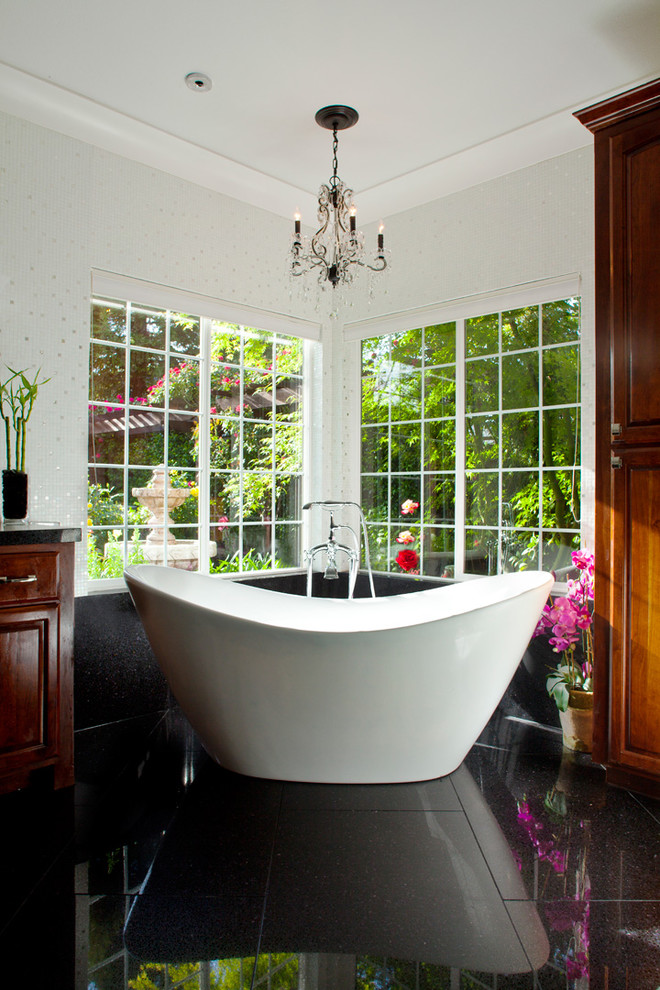 Corner Tub Dimensions Bathroom Contemporary with Bathroom Cabinets Black Granite