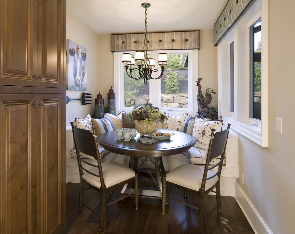 Cornice Board Patterns Kitchen Traditional with Artwork Banquette Baseboards Breakfast