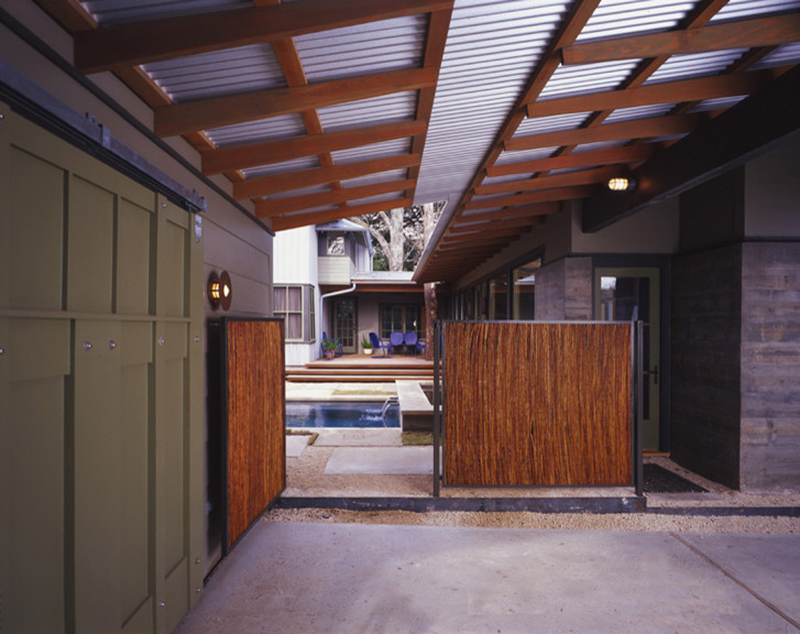 Corrugated Metal Roofing Exterior Contemporary with None 