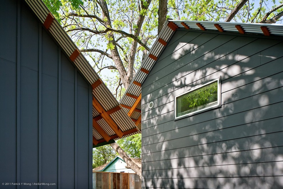 Corrugated Metal Roofing Exterior Contemporary with None 2
