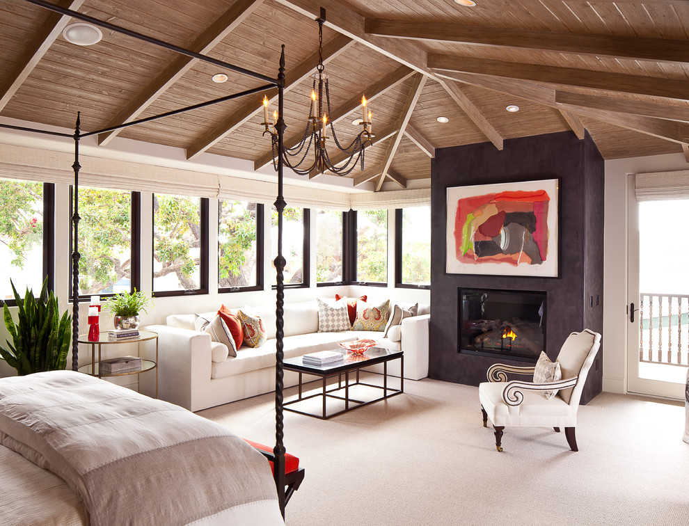 Couches for Bedrooms Bedroom Mediterranean with Accent Wall Artwork Attic
