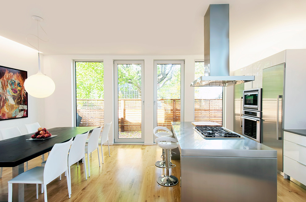 Counter Height Island Kitchen Modern with Balloon Light Black Table