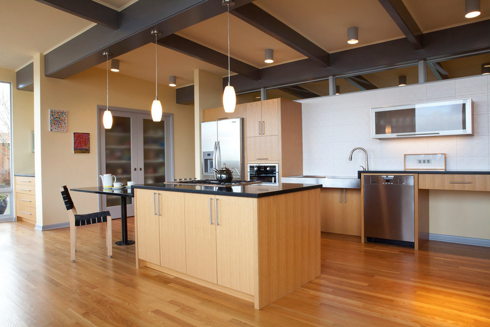 Counter Height Pedestal Table Kitchen Midcentury with Accessible Black Counters Custom