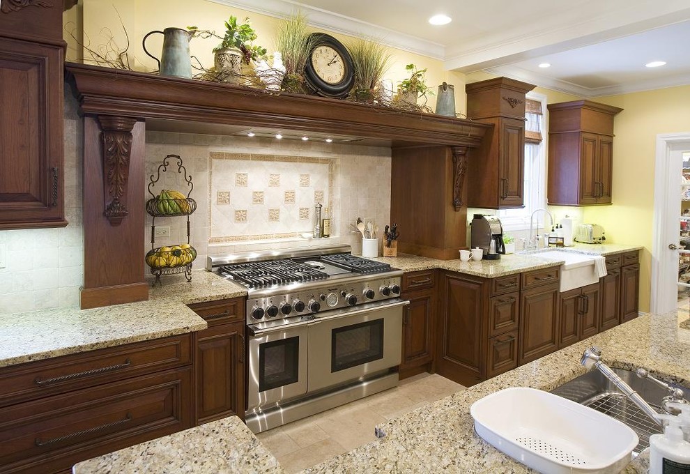 Counter Top Stove Kitchen Rustic with Apron Sink Brookhaven Ceiling