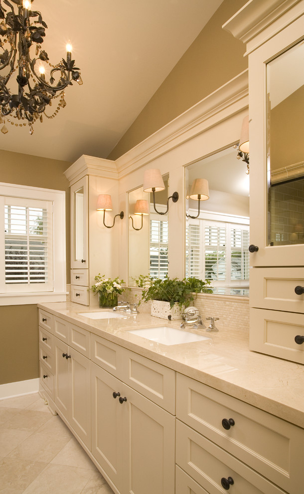 Countertop Options and Cost Bathroom Traditional with Bath Bathroom Hardware Bathroom