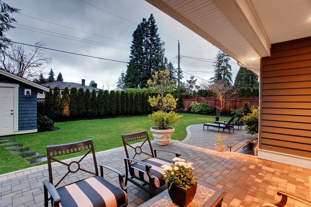 Covered Patio Ideas for Backyard Patio Contemporary with Covered Patio Fence Lawn