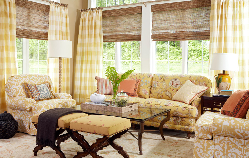 Craftsman Fireplace Surround Family Room Traditional with None 