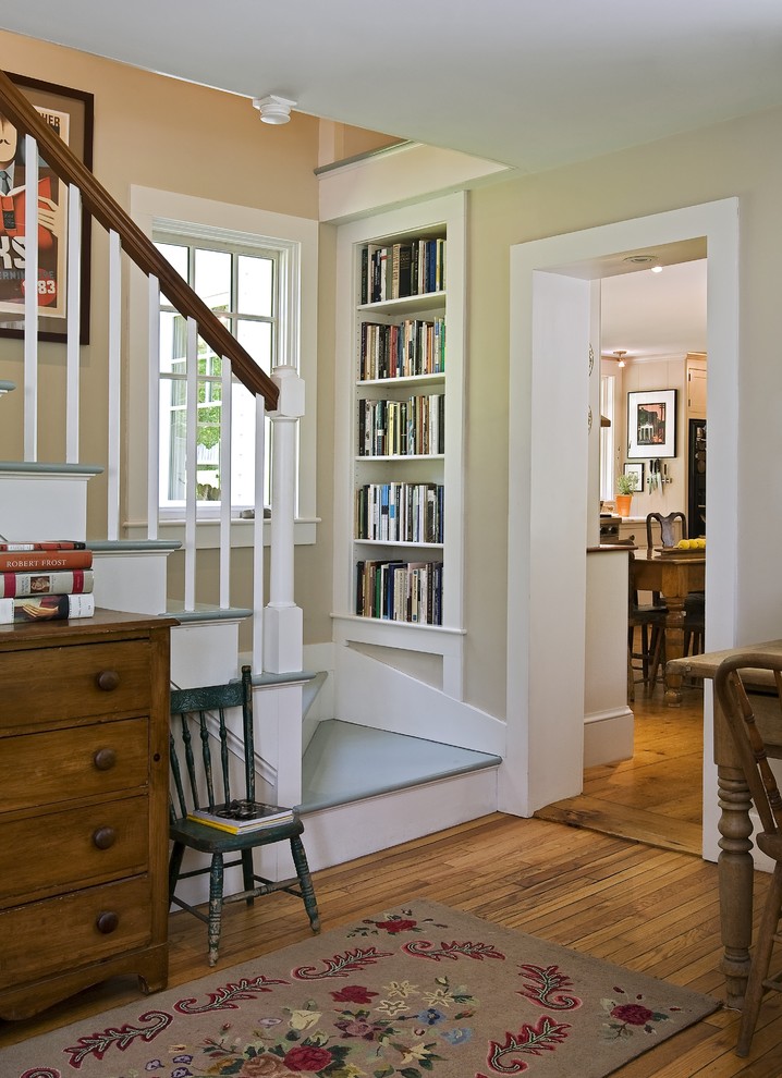 Craftsman Style Bookcase Staircase Traditional with Built in Bookcase Chest Of