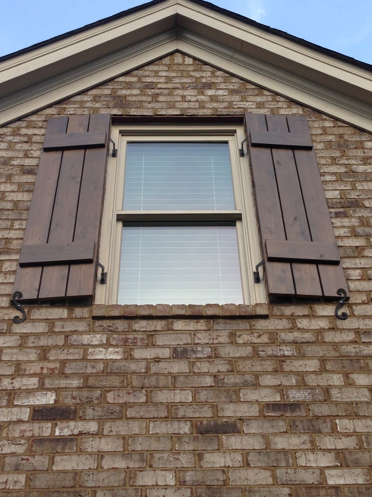 Craftsman Style Shutters Spaces Craftsman with Board and Batten Shutters