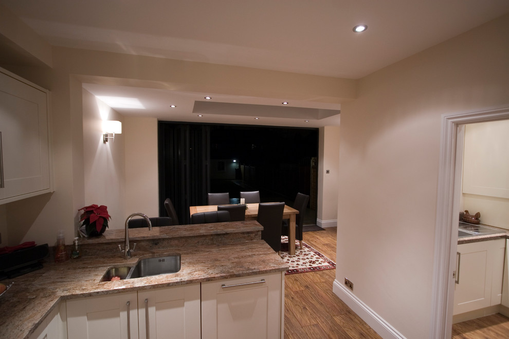 Cream Dining Table Kitchen Contemporary with Base Units Benchmarx Kitchen