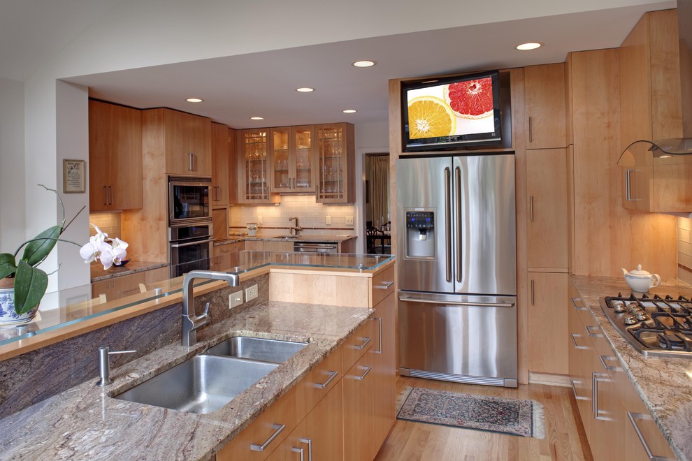 Crema Bordeaux Granite Price Kitchen Contemporary with Ceiling Lighting Door Handles