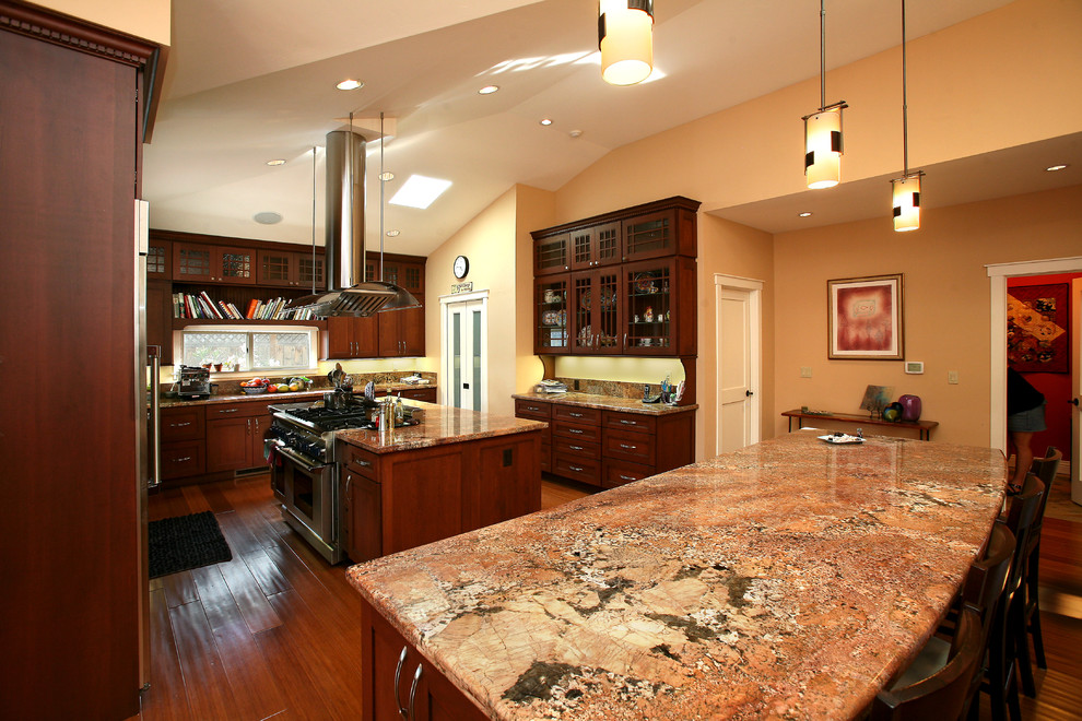 Crema Bordeaux Granite Price Kitchen Craftsman with Bookshelves Breakfast Bar Ceiling