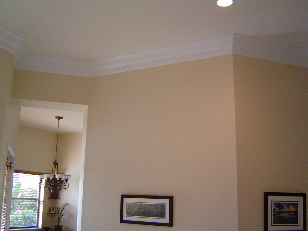 Crown Moulding Ideas Home Office Traditional with 6 Crown Cream Walls1