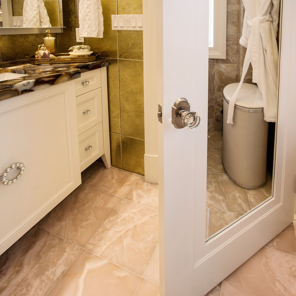 Crystal Door Knobs Bathroom Contemporary with None 