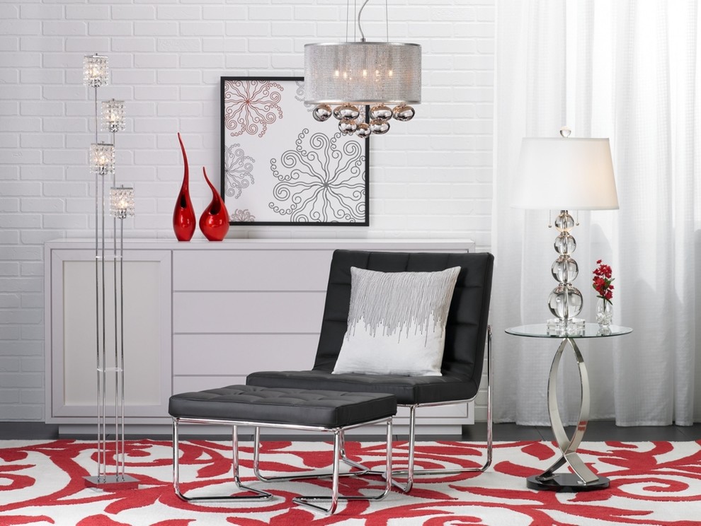Crystal Floor Lamp Living Room Contemporary with None 