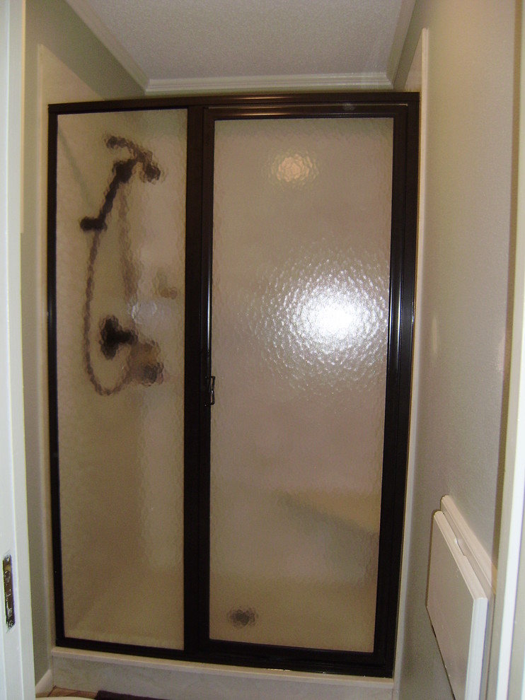 Cultured Marble Vanity Top Bathroom Traditional with Ceramic Tile Framed Mirror2